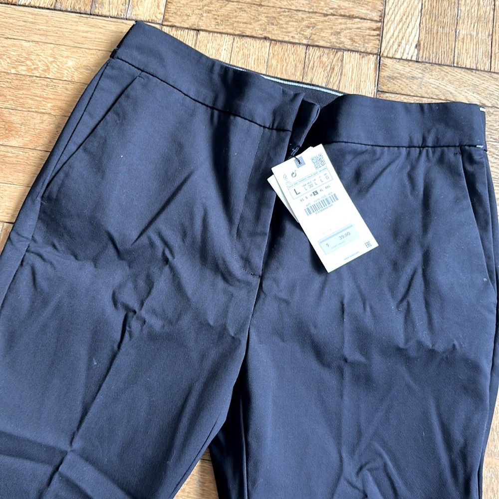 Zara ankle pants light with jogget waist dark blue size large